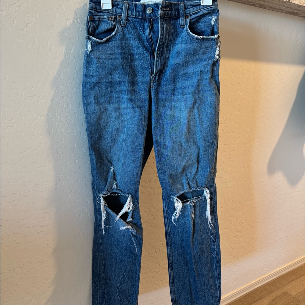 Abercrombie & Fitch Women’s 90s straight ultra high rise curve love size 27